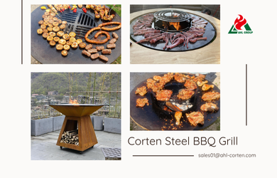 Corten Steel BBQ Grill